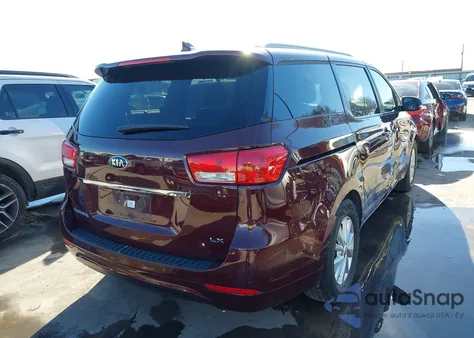 2017 Kia Sedona Lx z USA, uszkodzony, nr VIN KNDMB5C1XH6320142